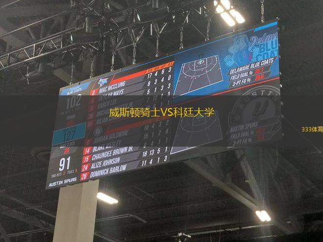 威斯頓騎士VS科廷大學
